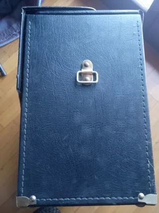 Valigetta vintage rigida nera NordMende Spectra