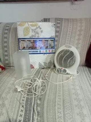 Colcha, Lámpara y Calefactor