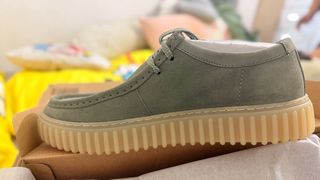 Zapatos Clarks Verdes/Beige