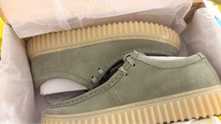 Zapatos Clarks Verdes/Beige