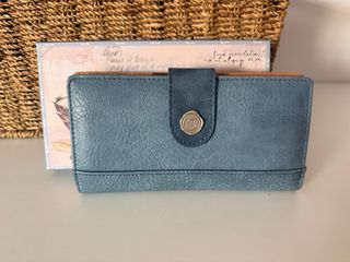 Monedero Cartera Sweet Candy Beige y Azul