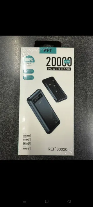 Power Bank PFT 20000 mAh