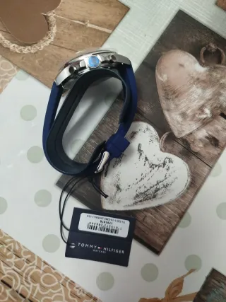 Reloj Tommy Hilfiger Azul y Plateado