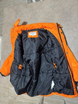 Giaccone arancione da neve per bambino