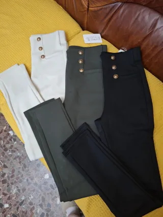 Leggings térmicos con botones