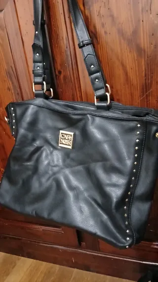 Borsa Cafe Noir Nera con Borchie