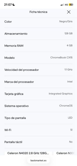 ASUS Chromebook Plata