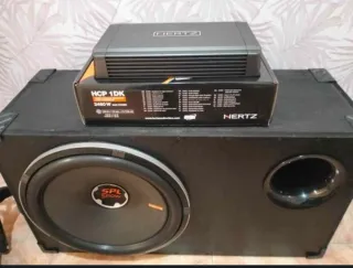 Amplificador Hertz HCP 1dk 2480 y Subwoofer