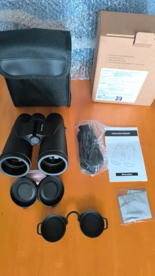 Prismáticos SUNCORE 10x42 BAK4 IPX4 Negros