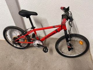 Bicicleta infantil B'TWIN Racingboy 320 Roja 20"