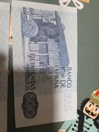 Pareja 500 pesetas 1979 correlativas SN