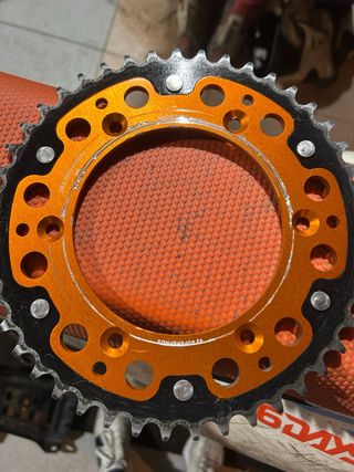 Corona mixta KTM naranja