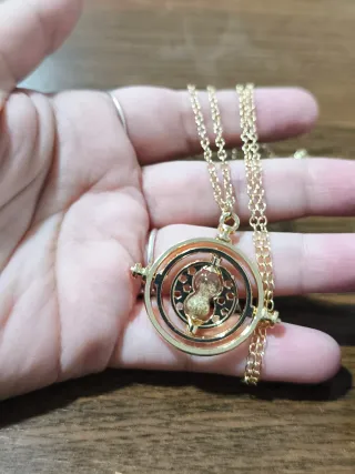 Colgante Giratiempo Harry Potter Dorado
