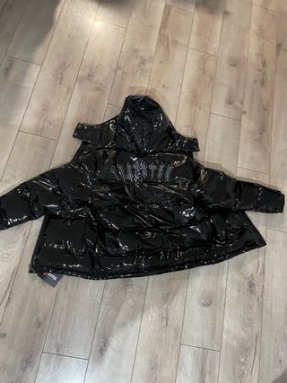 Chaqueta Trapstar Negra Brillante