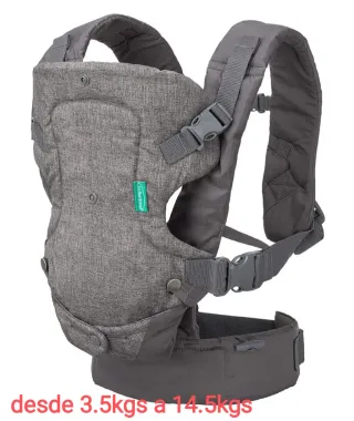 Mochila porteo bebés Infantino Gris 3.5-14.5k
