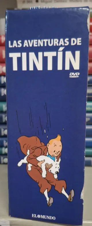 Las Aventuras de Tintín. Caja con 25 DVDs.