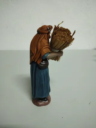 Figura Belén Pastor con Haz de Espigas