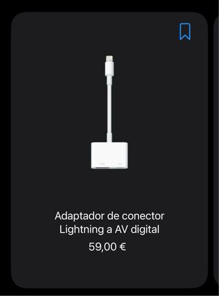 Adaptador Lightning a HDMI Apple Original