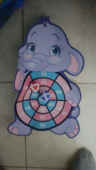 Gioco bersaglio elefante con palline