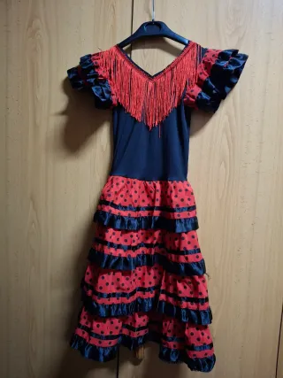 Disfraz Flamenca Niña o vestido de Sevillana