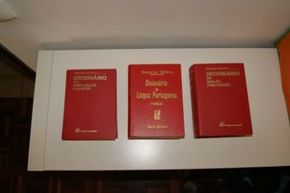 Trio de dicionários Português Inglês Francês