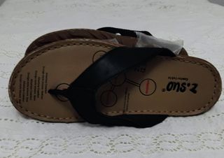 Chanclas de cuero genuino