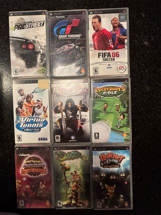 Pacchetto 9 giochi PSP. Gran Turismo e altri
