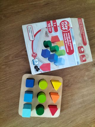 Lote 4 Juguetes Playtive y pizarra (Montessori)