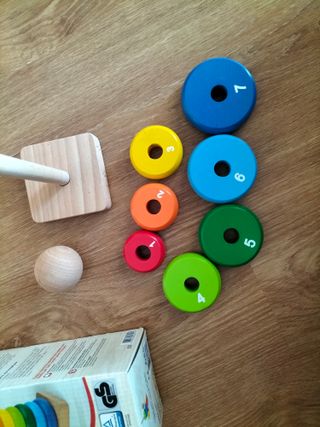 Lote 4 Juguetes Playtive y pizarra (Montessori)