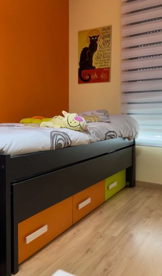 Cama nido infantil con cajones