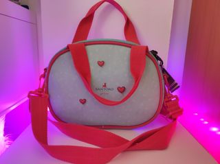 Bolso Santoro y Auriculares Bluetooth Rosa