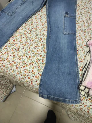 Pantalón vaquero cargo Talla 11/12
