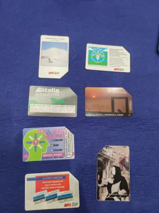 Lotto Schede Telefoniche SIP Monofacciali