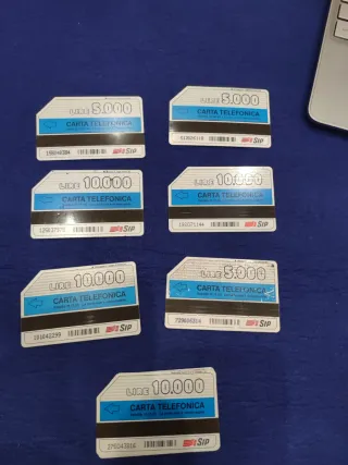 Lotto Schede Telefoniche SIP Monofacciali