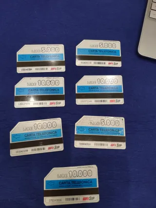 Lotto Schede Telefoniche SIP Monofacciali