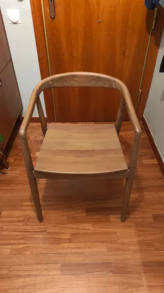 2 Sillas Rokan madera Teca Sklum