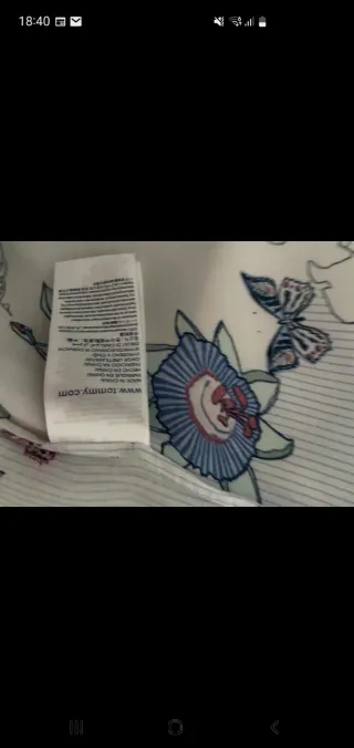 Camisa Tommy Hilfiger Estampada Rayas y Flores