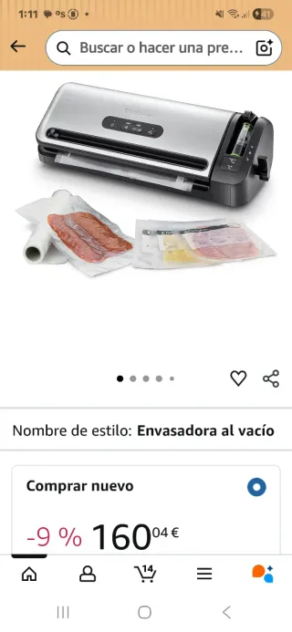 Envasadora al vacío FoodSaver
