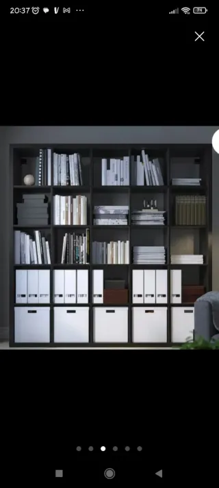 Estantería/Librería Kallax de Ikea (25 huecos)