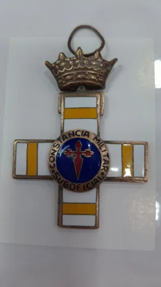 Cruz Constancia Militar Suboficial