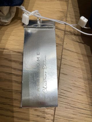 Zapatillas Zara Home azules con brillantes T38