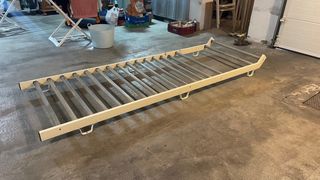 Espaldera de barras paralelas fijas  para gimnasia