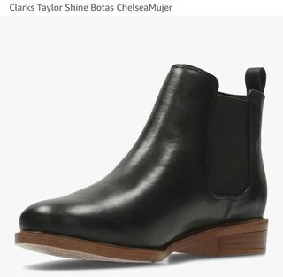 Botas Chelsea Clarks Mujer Negras