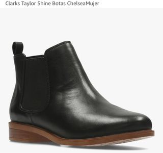 Botas Chelsea Clarks Mujer Negras