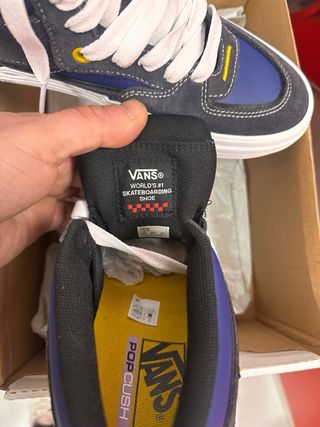 Vans Half Cab Wafflecup Scarpe da Skate Blu