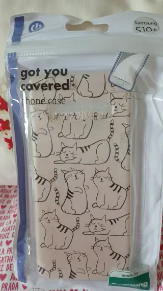 Funda Samsung S10+ Gato