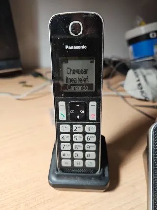 Teléfono Dúo Panasonic Negro