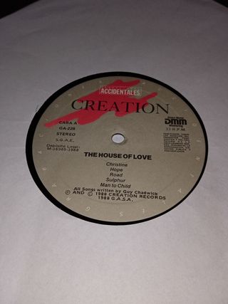 The House of LOVE ,vinilo LP, ed.española 1988