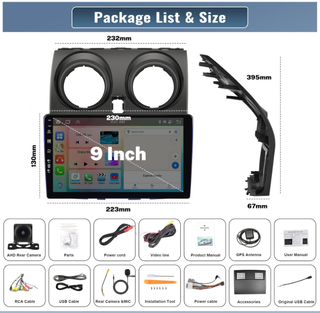 Radio Coche 8 Core 6GB+128GB Nissan Qashqai