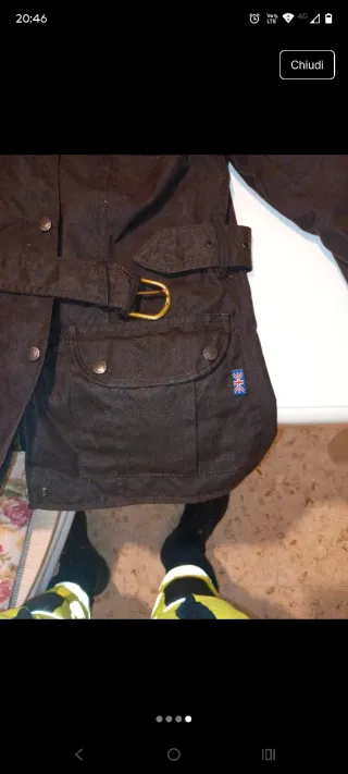 Giacca cerata Walker and Hawkes XS